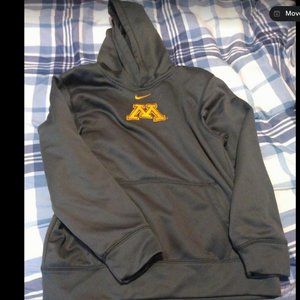 Boys Gray, Yellow Nike Therma Fit Sweathshirt Size Large 18